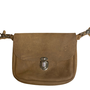 Tan Leather Men’s or Women’s Belt Bag